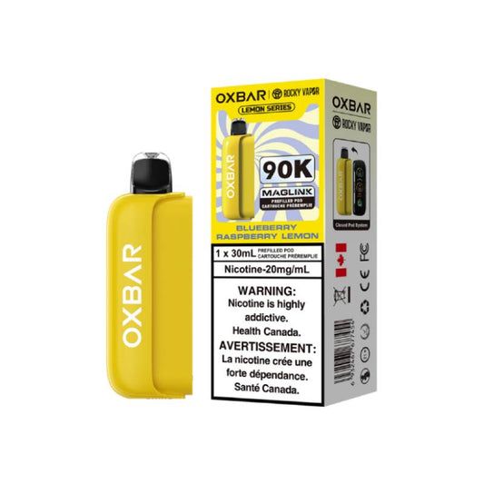 Oxbar Maglink 90K Pre-Filled Pod - Blueberry Raspberry Lemon (Lemon Series)