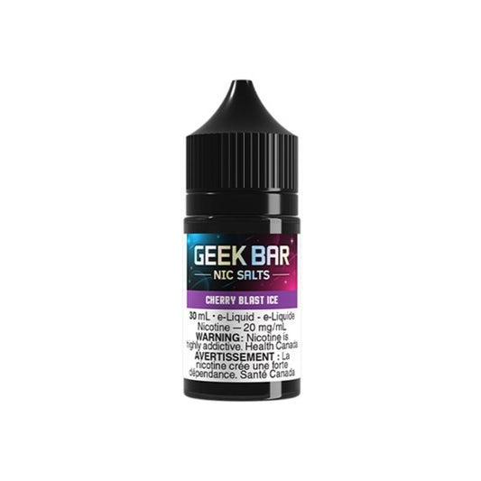 Liquide vapoteur Geek Bar 30 ml de nicotine salée - Cherry Blast Ice