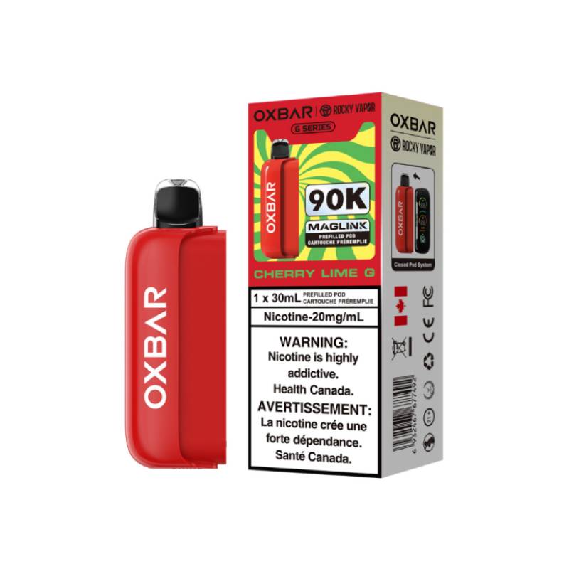 Pod pré-rempli Oxbar Maglink 90K - Cherry Lime G (série G)