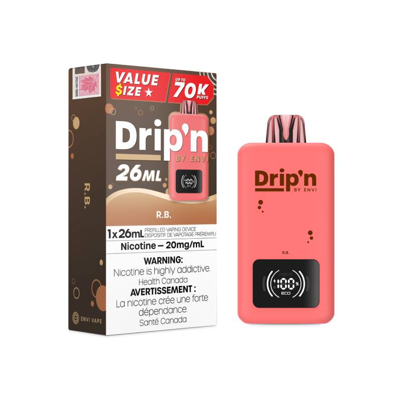 Cigarette lectronique Jetable Drip'n 70K - R.B. Vapeluv Online Cigarette lectronique Jetable Drip'n 70K - R.B. Vapeluv Online