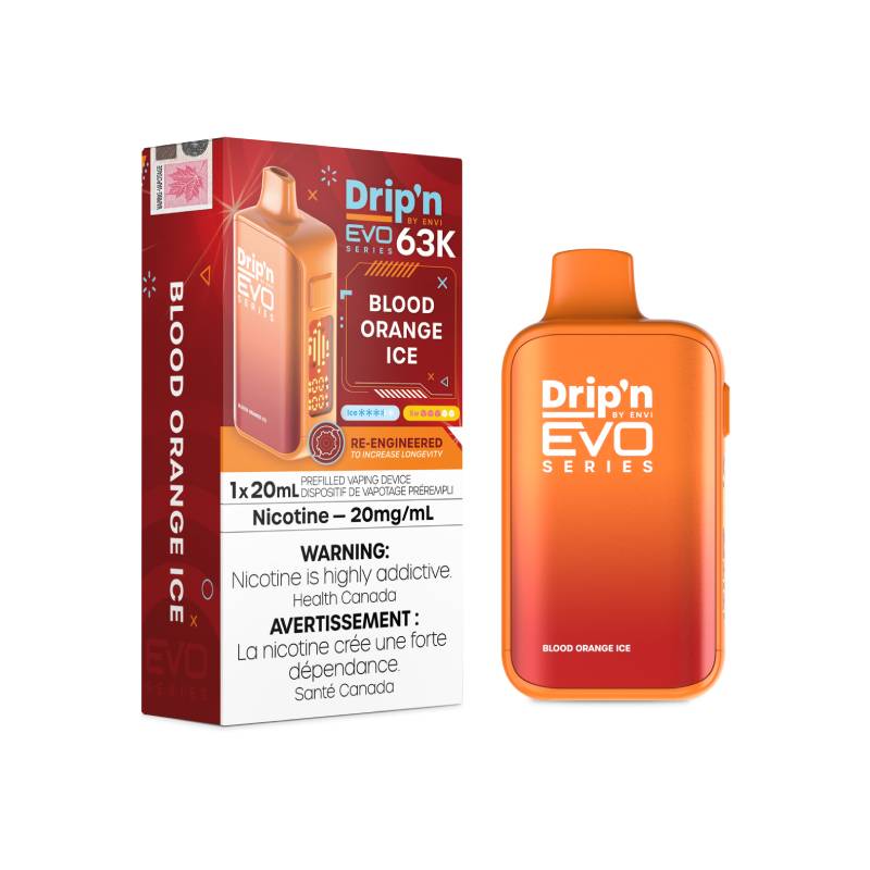 Drip'n Evo 63K - Vape Jetable Orange Sanguine