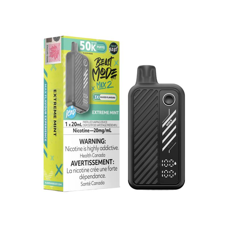 Flavour Beast Beast Mode Max 2 50K Disposable Vape Extreme Mint