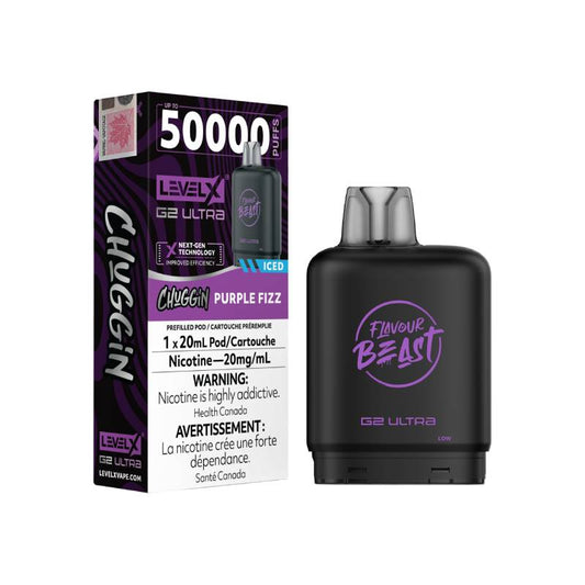 Level X Flavour Beast G2 Ultra Pod 50K - Purple Fizz Iced