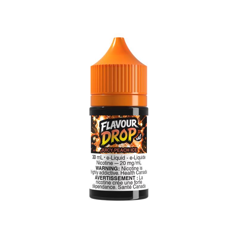 Flavour Drop - Juicy Peach Ice Vape Juice 30mL