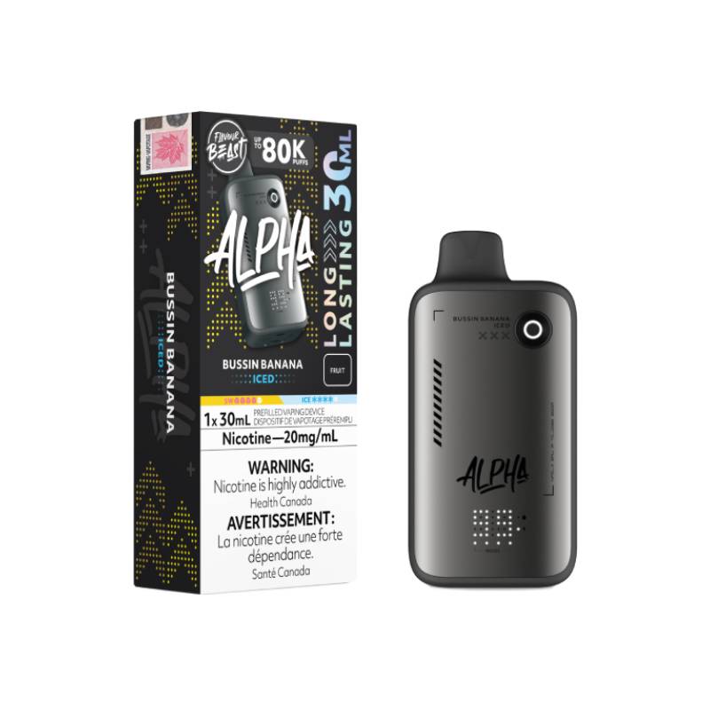 Flavour Beast - Vape jetable Alpha Bussin Banana 80K