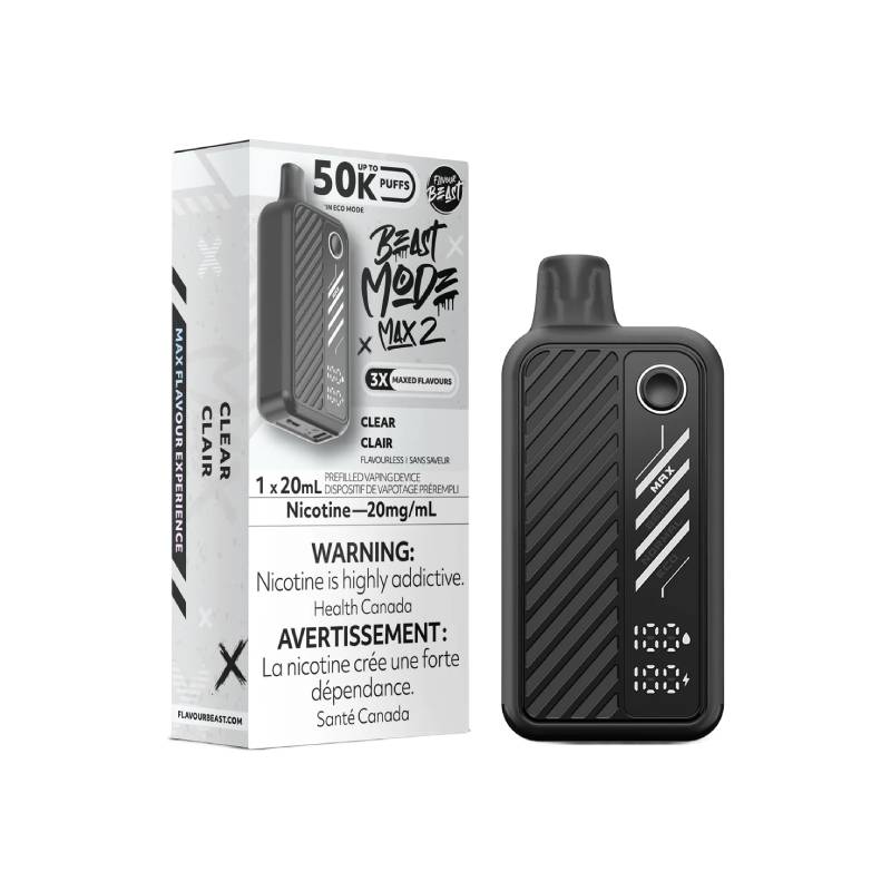 Flavour Beast Beast Mode Max 2 Disposable Vape Clear