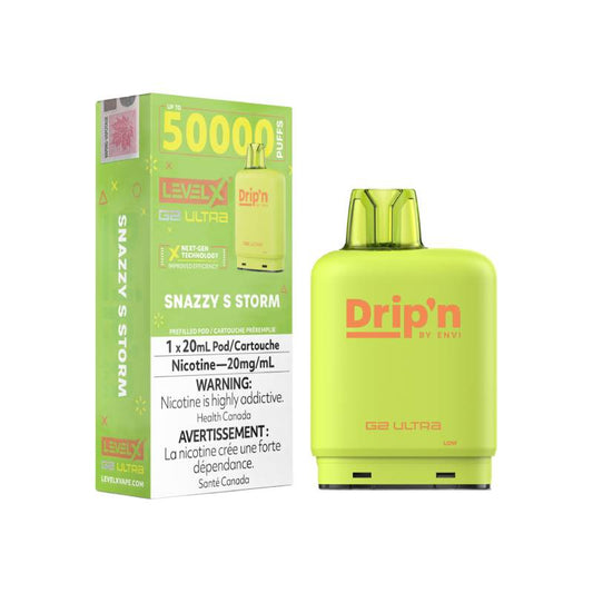 Drip'n Level X G2 Ultra 50K Pod - Snazzy S Storm