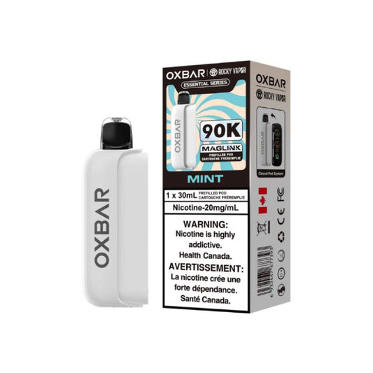 Pod prérempli Oxbar Maglink 90K - Menthe (Série Essential)