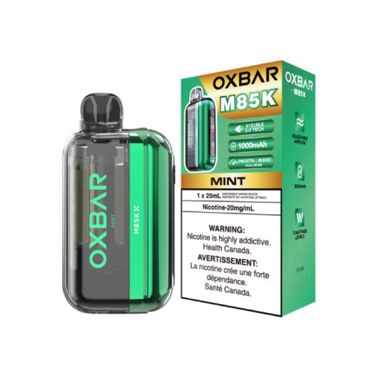 Oxbar M85K Disposable Vape Mint 85K Puffs