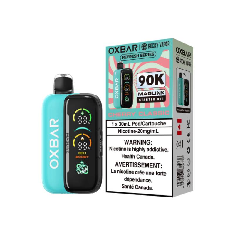Oxbar Maglink 90K Refresh Series Starter Kit Cherry Classic 90K Puffs