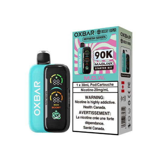 Oxbar Maglink 90K Refresh Series Starter Kit M.D.W. 90K Puffs
