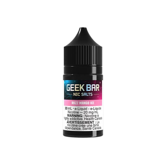 Liquide vapoteur Geek Bar 30 ml de sel de nicotine - Razz Mango Ice