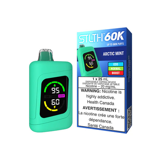 STLTH 60K Vape jetable - Menthe arctique