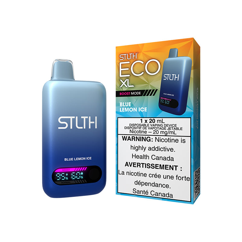 STLTH Vape Eco XL Disposable Vape Blue Lemon Ice 20mL Nicotine