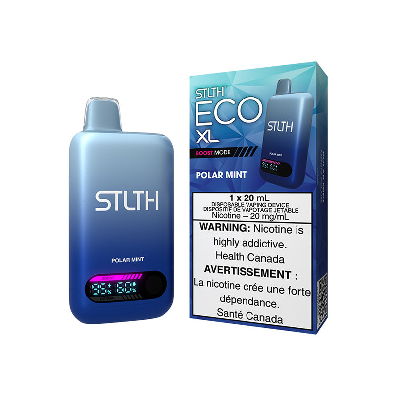 STLTH Vape Eco XL Disposable Vape Polar Mint 20mL Nicotine