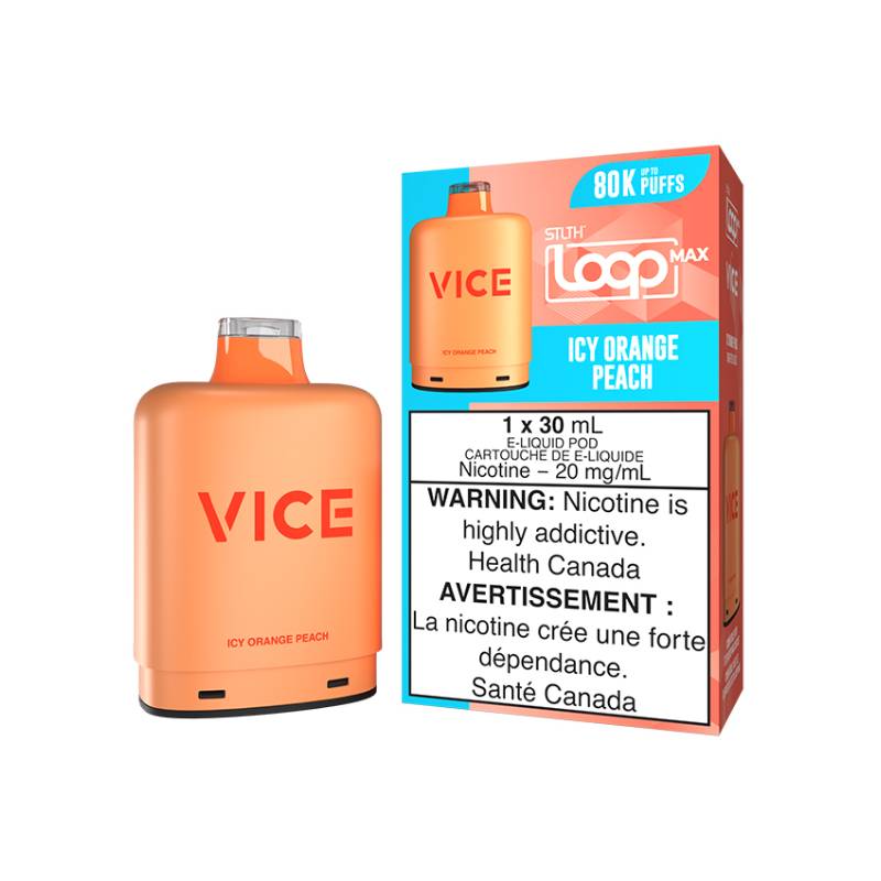 STLTH Loop Max x VICE 80K Pods – Orange Pêche Glacée