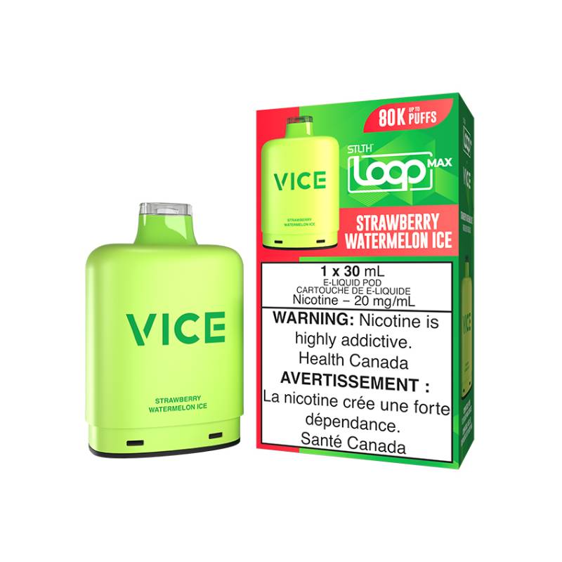 Capsules STLTH Loop Max x VICE 80K - Fraise Pastèque Glacée