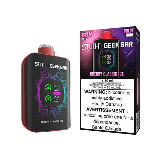 STLTH x Geek Bar 80K Disposable Vape - Cherry Classic Ice