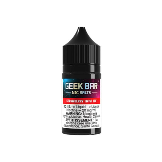 Geek Bar Vape Juice 30mL Salt Nicotine - Strawberry Twist Ice