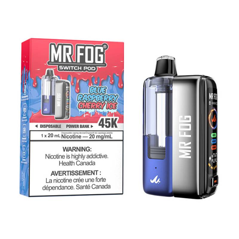 Mr Fog Switch 45K Pod Starter Kit - Blue Raspberry Cherry Ice