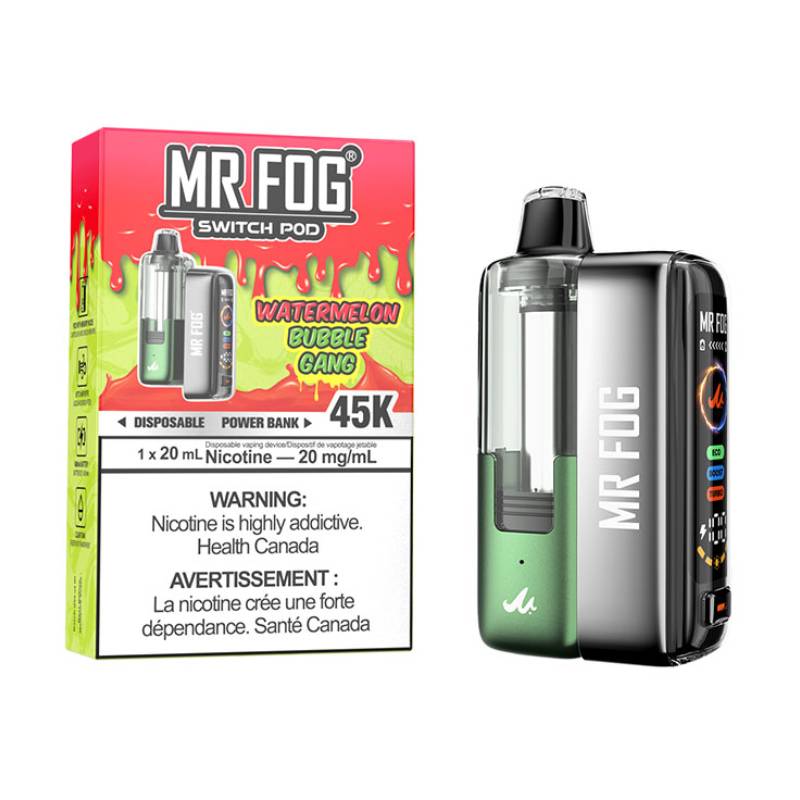Kit de démarrage Mr Fog Switch 45K Pod - Watermelon Bubble Gang