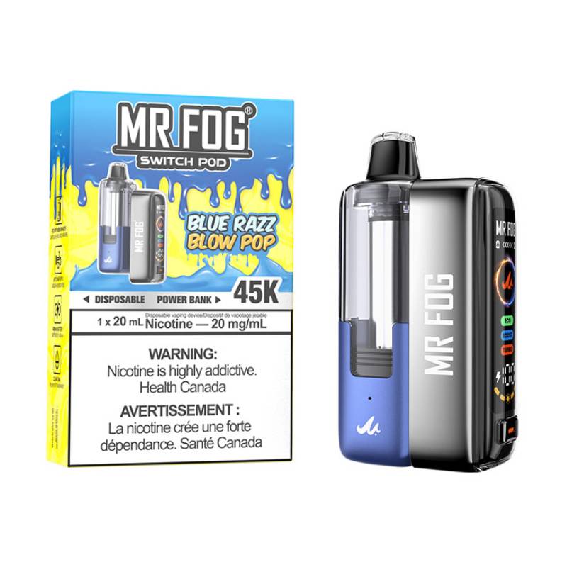 Kit de démarrage Mr Fog Switch 45K Pod - Sucette glacée Blue Razz