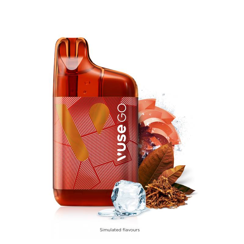 Cigarette électronique jetable Vuse Go 5000 - Glace au tabac riche, 10 ml