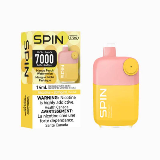 Spin T7000 Mango Peach Watermelon Disposable Vape (7000 Puffs)