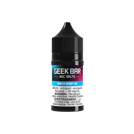 Liquide vapoteur Geek Bar 30 ml de nicotine salée - Glace aux baies d'hiver