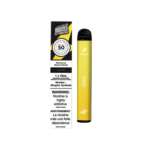 Vape jetable Boosted Bar Plus Banana Ice