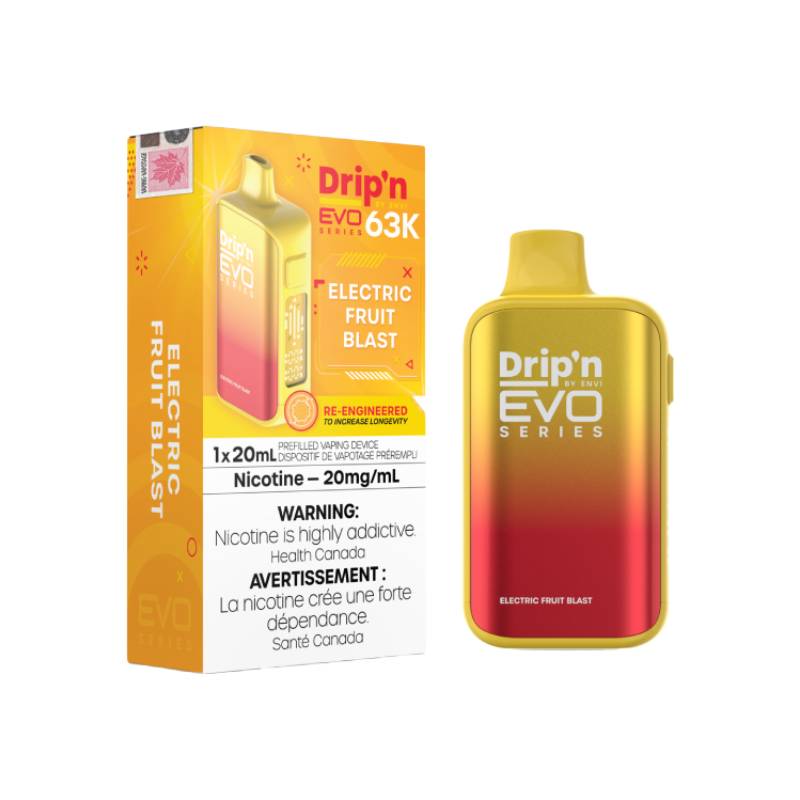 Drip'n by Envi EVO 63K Disposable Vape - Electric Fruit Blast Flavour