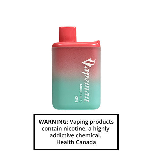 Vapeman Vape jetable 6000 bouffées (15 saveurs)