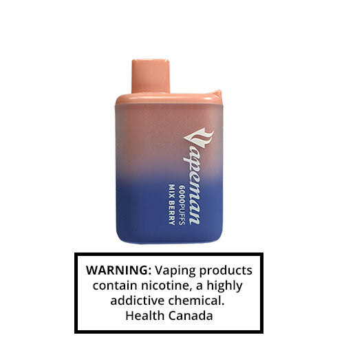 Vapeman Vape jetable 6000 bouffées (15 saveurs)