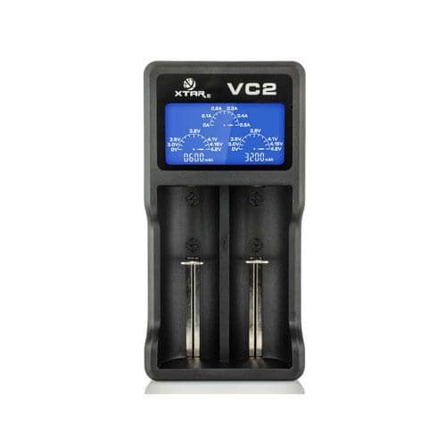 XTAR - VC2 Dual Bay Charger Vapeluv Vapeshop