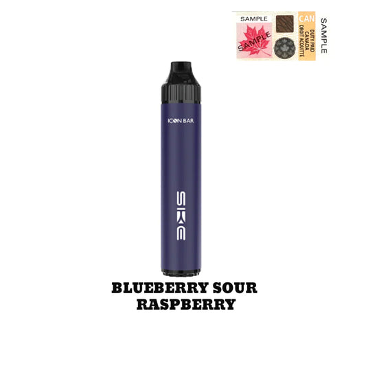 Icon Bar Blueberry Sour Raspberry Disposable Vape