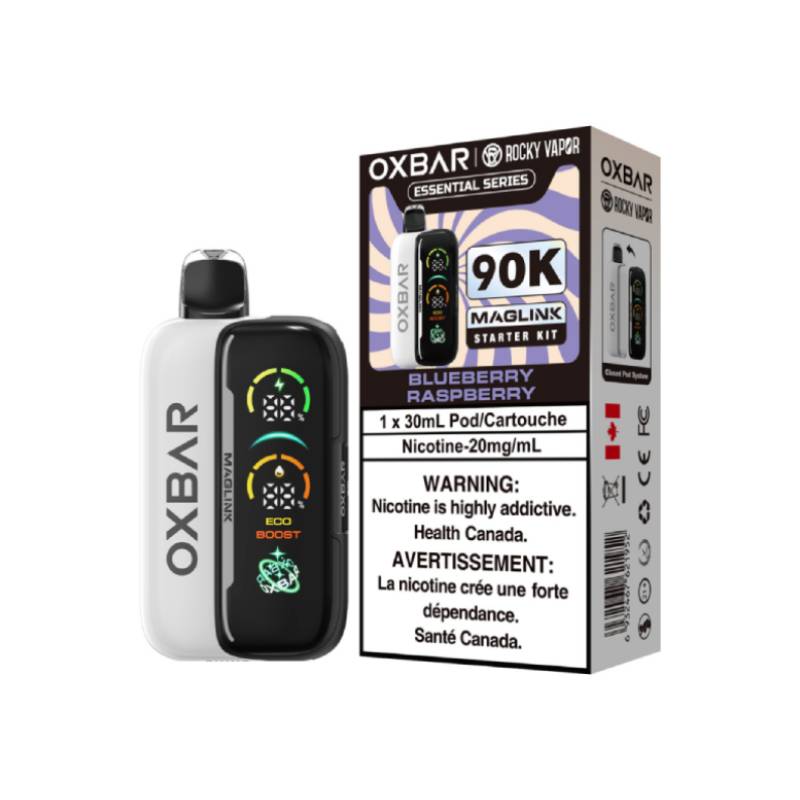Oxbar Maglink 90K Essential Series Starter Kit - Blueberry Raspberry