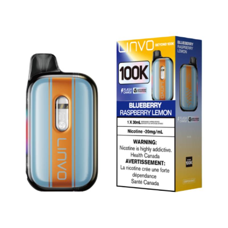 Linvo Beyond 100K - Blueberry Raspberry Lemon Disposable Vape