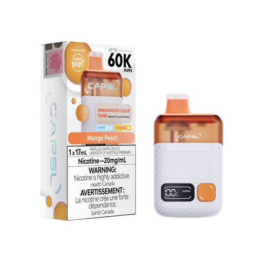 Flavour Beast CAPSL 60K - Mango Peach Disposable Vape