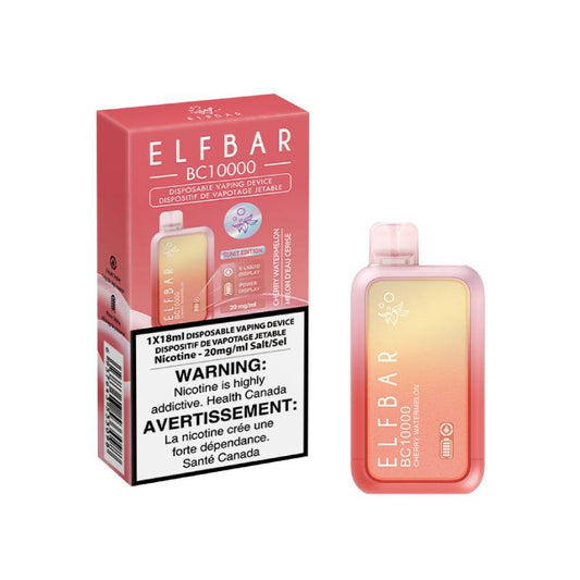 Elf Bar BC10000 Disposable Vape - Cherry Watermelon, 10000 Puffs