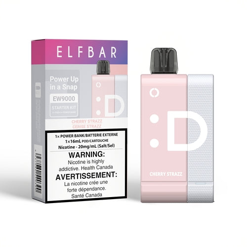 Elf Bar EW9000 Starter Kit - Cherry Strazz, 9000 Puffs