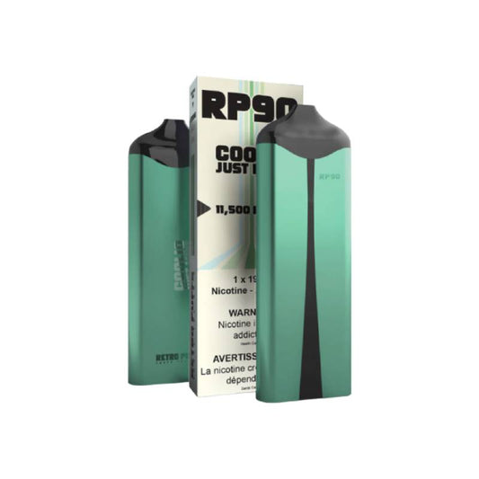 Boosted RP90 Disposable Vape - Coolio Just Mint, 11,500 Puffs