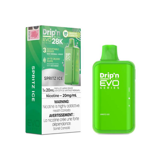 Dripn Evo 28K Spritz Iced Disposable Vape