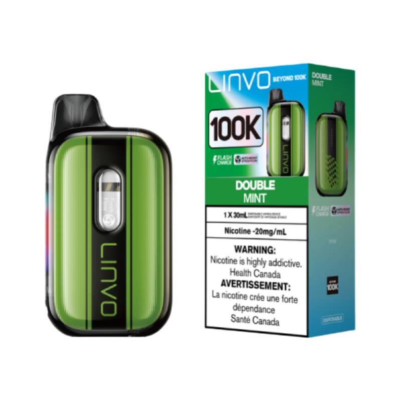 Linvo Beyond 100K - Double Mint Disposable Vape