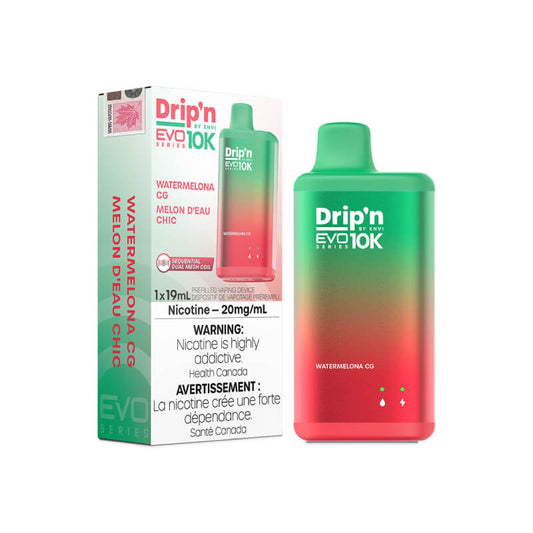 Drip'n Evo 10K Disposable Vape - Watermelona CG (10000 Puffs)