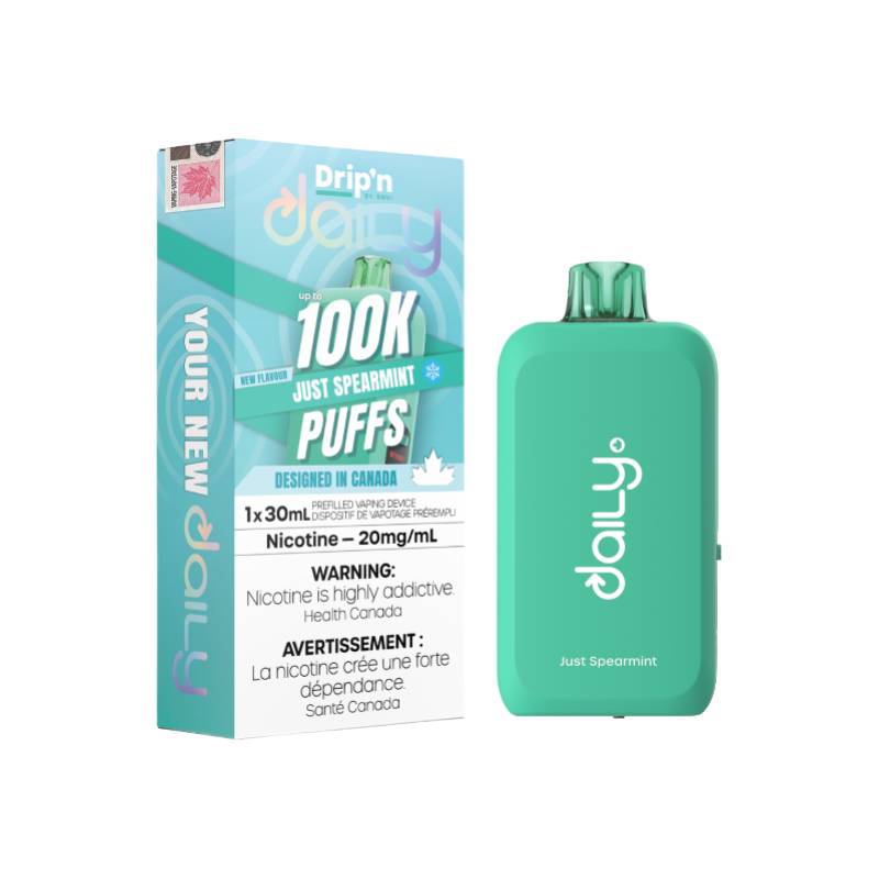 Drip'n - Daily 100K Just Spearmint Disposable Vape