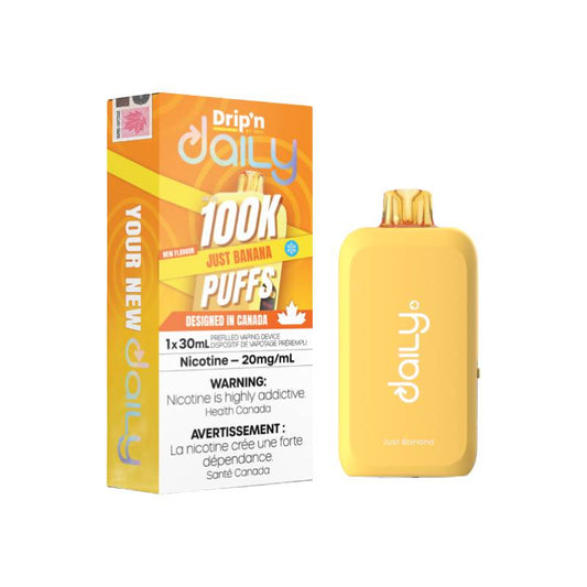 Drip'n - Daily 100K Just Banana Disposable Vape