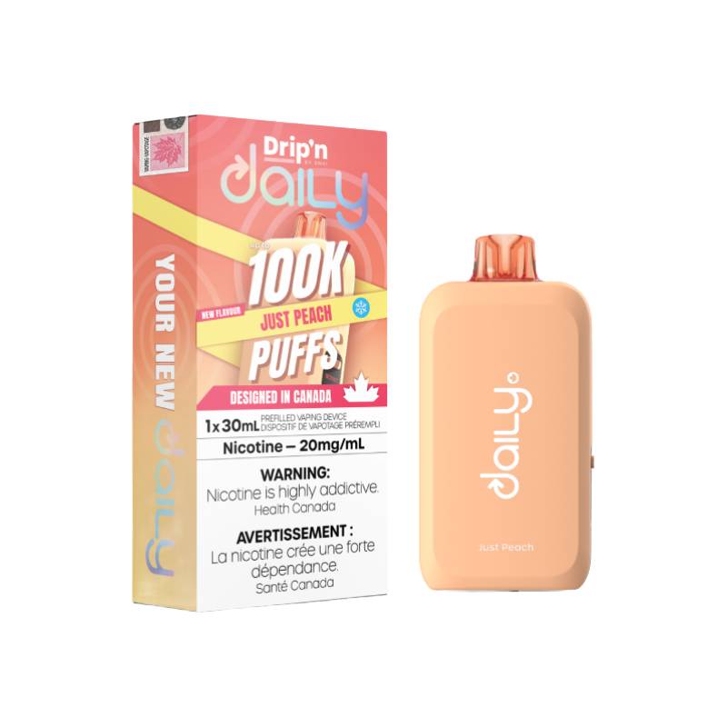 Drip'n - Daily 100K Just Peach Disposable Vape