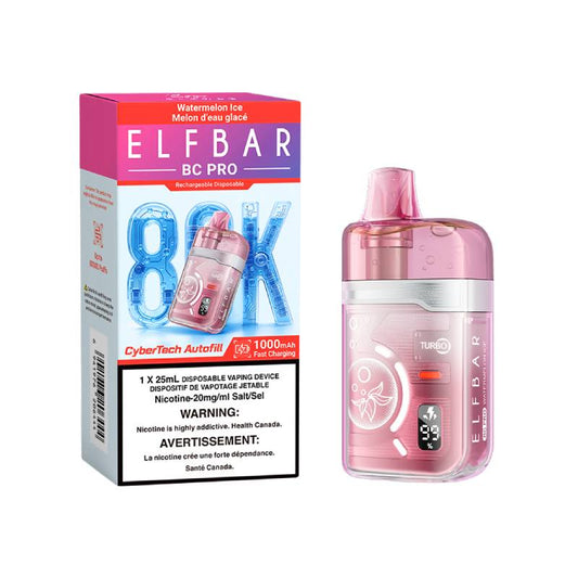 Elf Bar BC Pro 80K disposable vape Watermelon Ice flavour