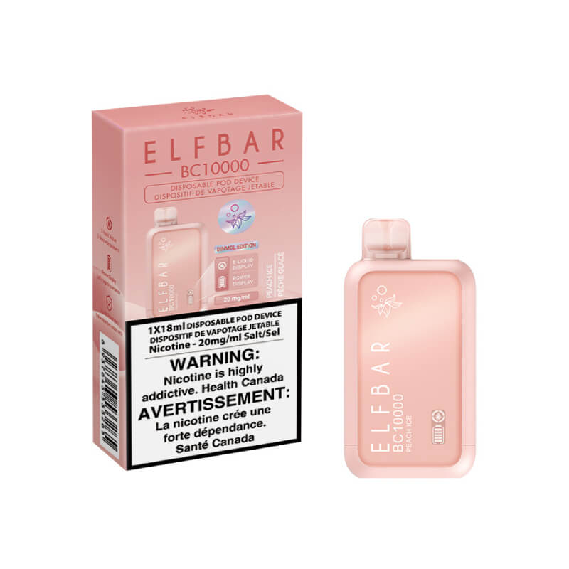 Elf Bar BC10000 Disposable Vape - Peach Ice, 10000 Puffs