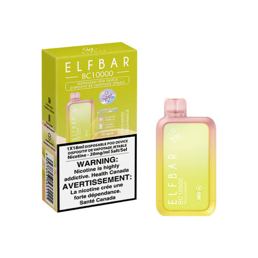 Elf Bar BC10000 Disposable Vape - Peach Mango, 10000 Puffs